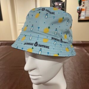 Bombay Sapphire Gin Reversible Bucket Hat - Adult One Size